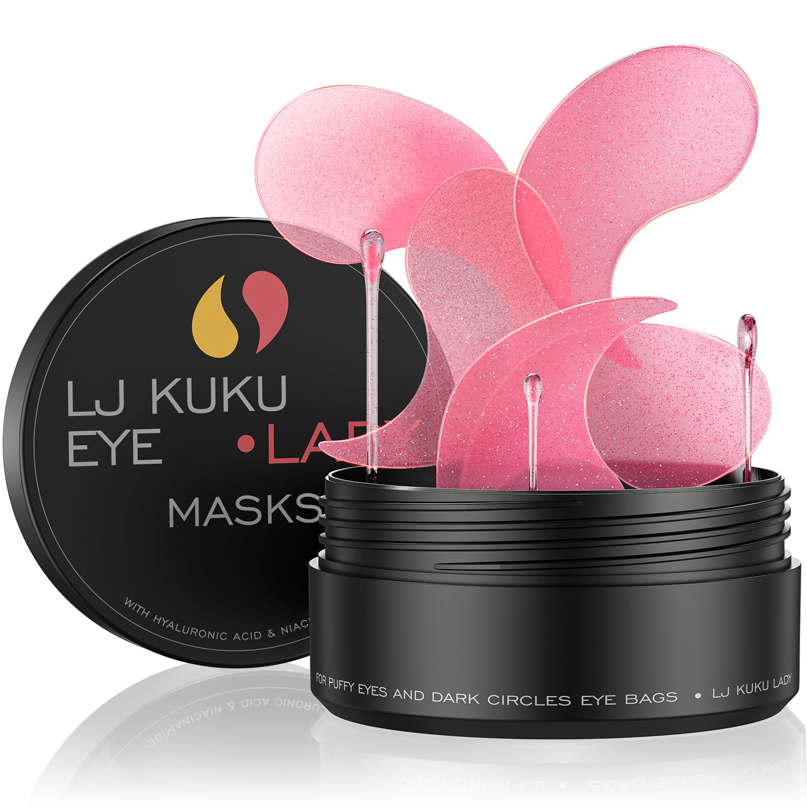 Amazon.com: LJ KuKu Lady Under Eye Patches Gold Essence Hydrogel
